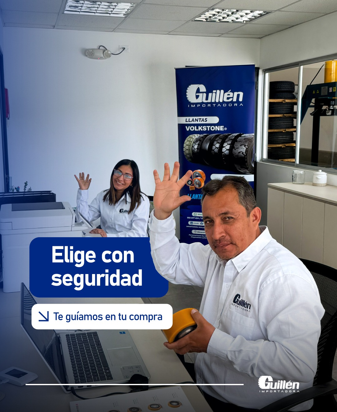 Llantas para montacargas y apiladores